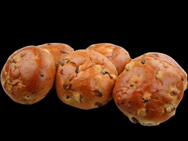 Krentenbollen mini per 6 st.